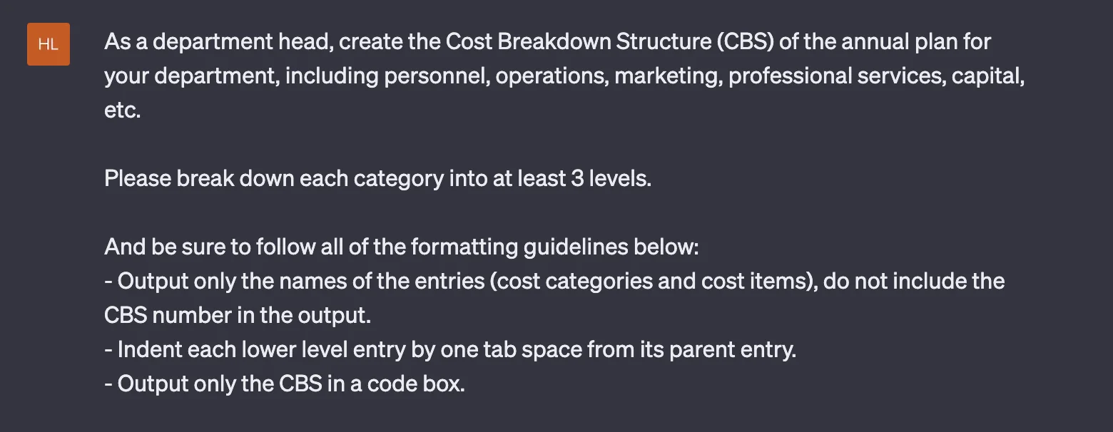 CBS First Prompt