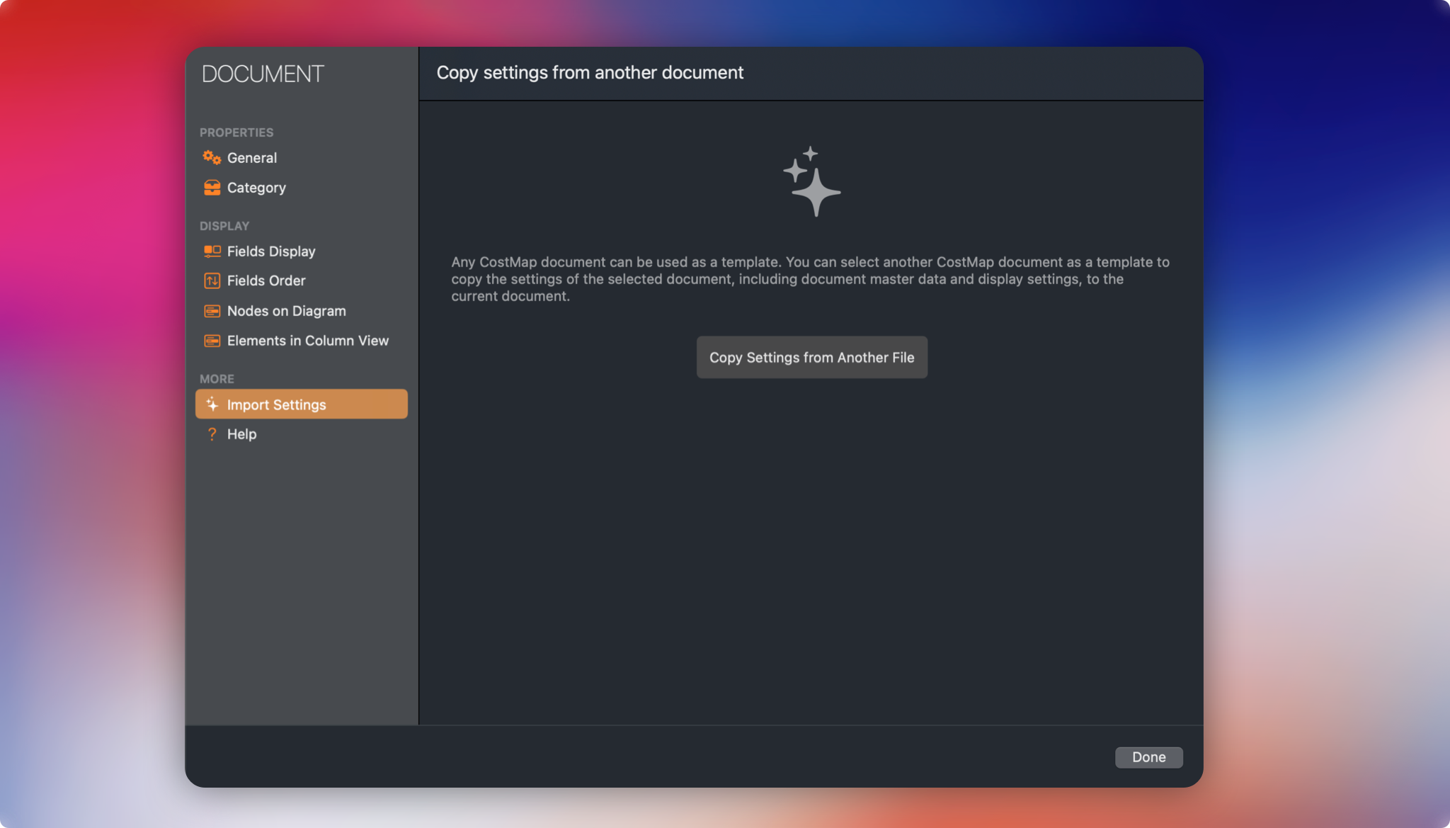 Copy Settings