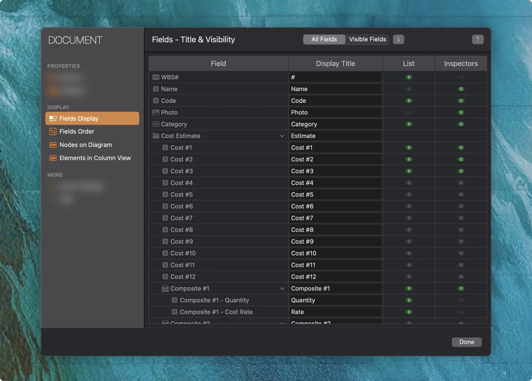 Customization UI