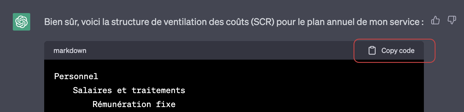Copy code