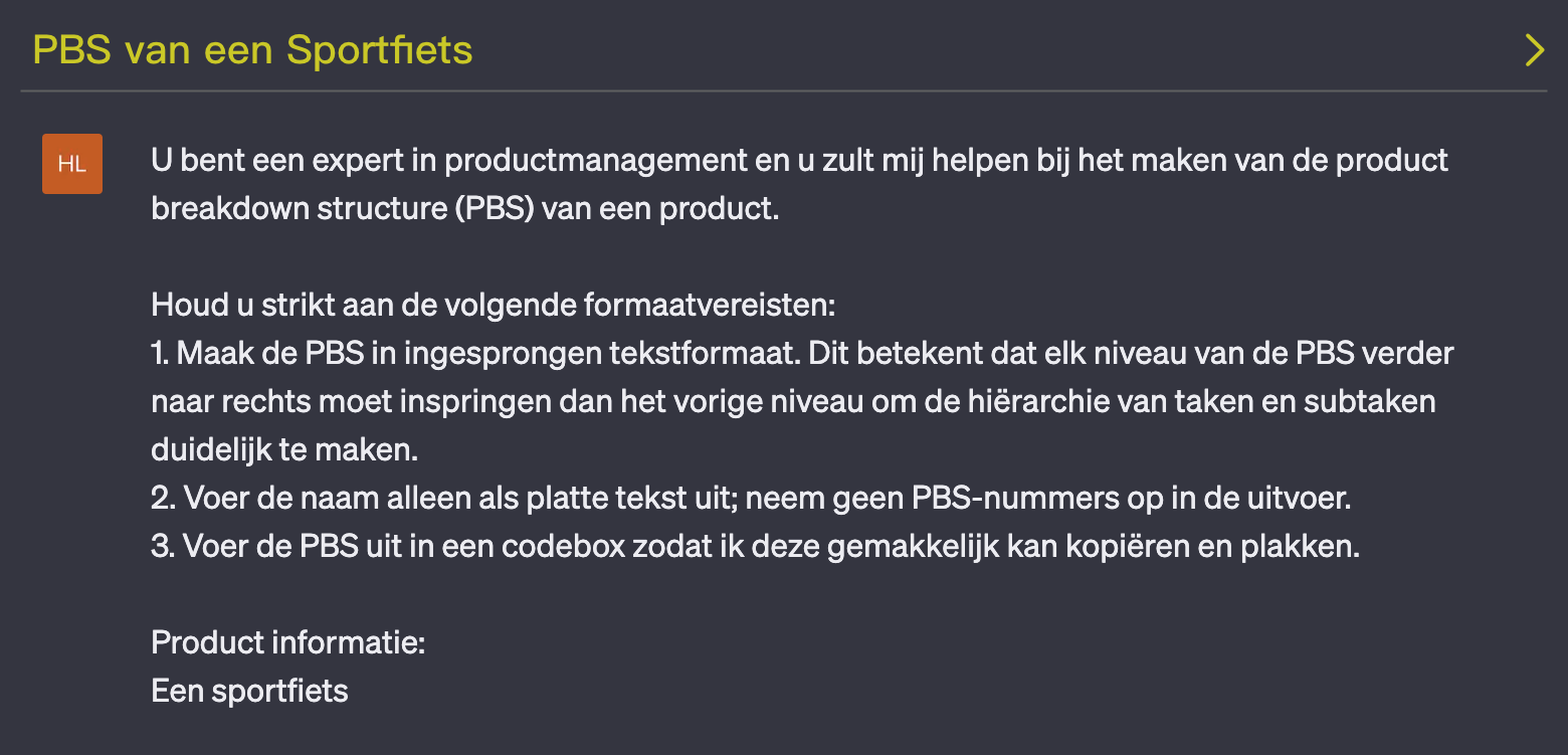 Fiets PBS